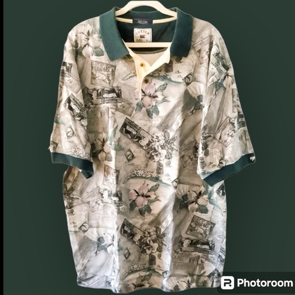 Cutter & Buck Short Sleeve Cotton Polo Shirt, XL - Picture 2 of 8